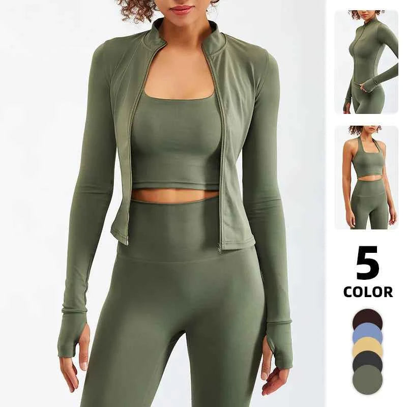 Women's 2/3-Piece Soft Breathable Yoga Set | High Waist Fitness Gym Suit Tracksuit Workout Clothes