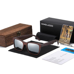 Handmade Natural Bamboo Polarized Sunglasses by Snagg It Sunglasses