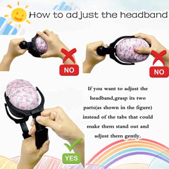 Kids earmuffs with soft leather headband – image 3