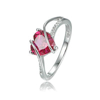 2.5ct Heart-Shaped Ruby Ring - SnaggIt