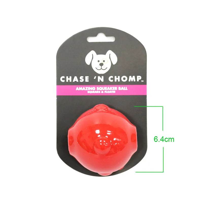 Durable Squeaker Dog Ball - SnaggIt