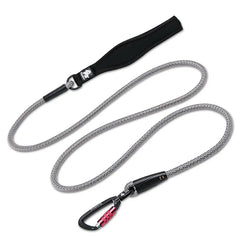 Reflective Nylon Dog Leash with Neoprene Handle & Alloy Hardware by Snagg A Leash