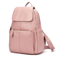 Genuine Leather Anti-Theft Women's Backpack