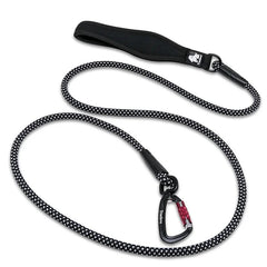 Reflective Nylon Dog Leash with Neoprene Handle & Alloy Hardware by Snagg A Leash