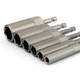 6-Piece Extra Deep Nut Bit Set by Snagg A Nut Bit