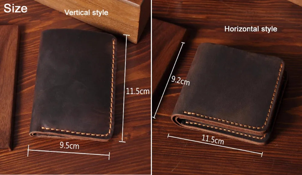 Men’s Handmade Vintage Wallet by Snagg It Wallet