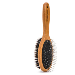Double-Sided Bamboo Pet Brush by Snagg A Grooming Tool