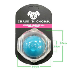 Durable Squeaker Dog Ball - SnaggIt