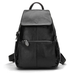 Genuine Leather Anti-Theft Women's Backpack