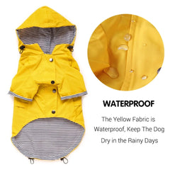 Waterproof Dog Raincoat with Hood by Snagg A Raincoat