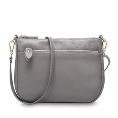 100% Genuine Leather Small Flap Crossbody Bag – Simple Women's Shoulder Purse & Messenger Wallet