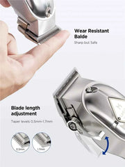 Professional 2 Piece Cordless Grooming Suite – All in One Master Clipper & Precision T Blade Trimmer Kit