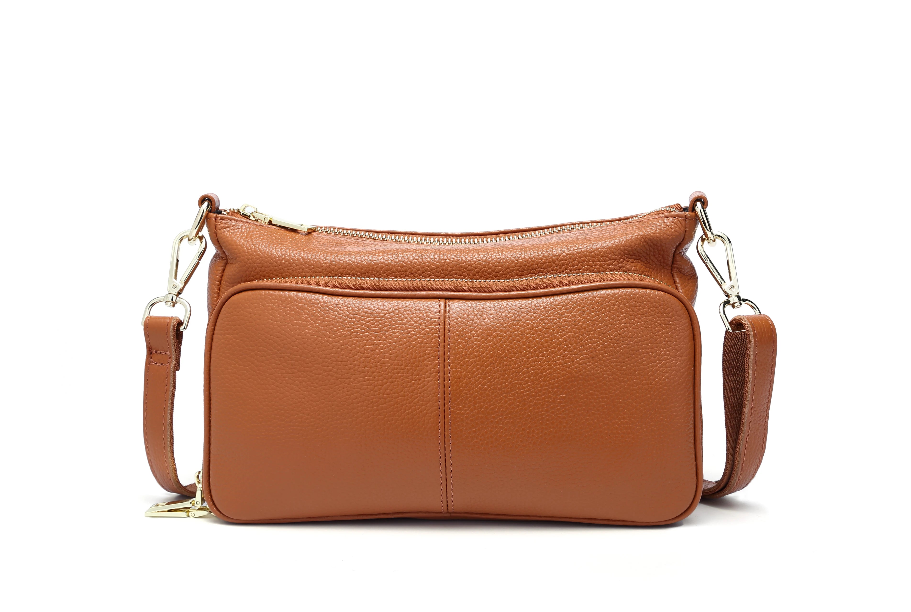 100% Genuine Leather Women's Hobo Shoulder Bag – Crossbody Messenger Bag in High-Quality Fashion Design