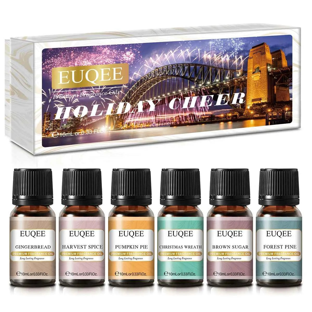 6 Piece Fragrance Oil Collection – Premium 10ml Aroma Diffusion Set for Home & Crafting