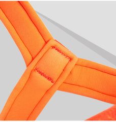 Orange No Pull Dog Harness by Snagg A Harness