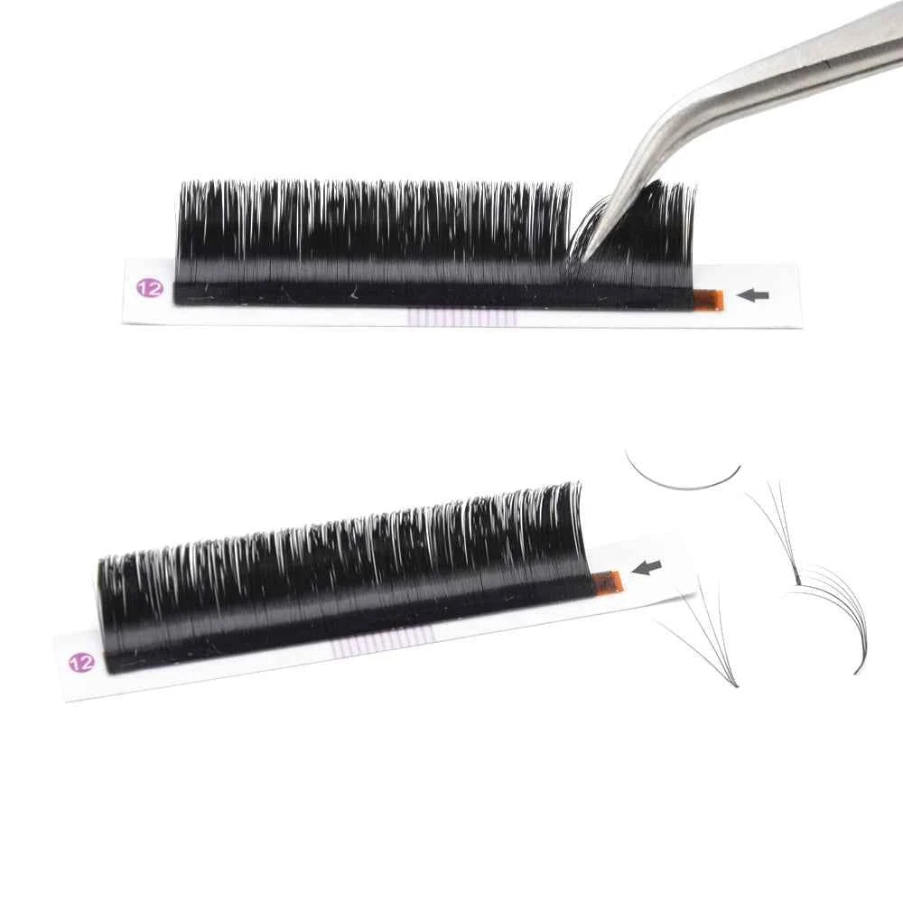 Professional 10 Piece Self-Fanning Eyelash Set – Rapid Blooming Extension Kit
