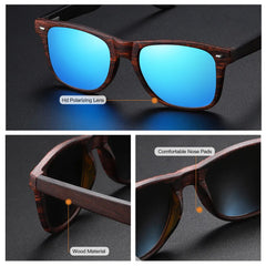 Handmade Natural Wooden Pilot Sunglasses by Snagg It Sunglasses