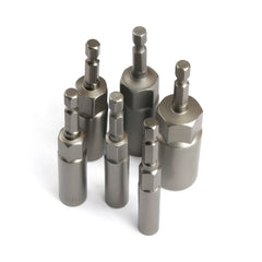 6-Piece Extra Deep Nut Bit Set by Snagg A Nut Bit
