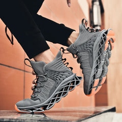Grey Sneakers – Lightweight Trainers with Height Boost by Snagg A Shoes