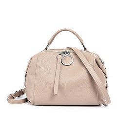 Genuine Cowhide Leather Pillow Bag – Women's Designer Crossbody & Top Handle Shoulder Satchel Shopper