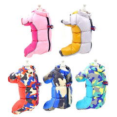 Waterproof Dog Snow Suit – Super Warm Soft Full-Cover Belly Overalls for Small Dogs