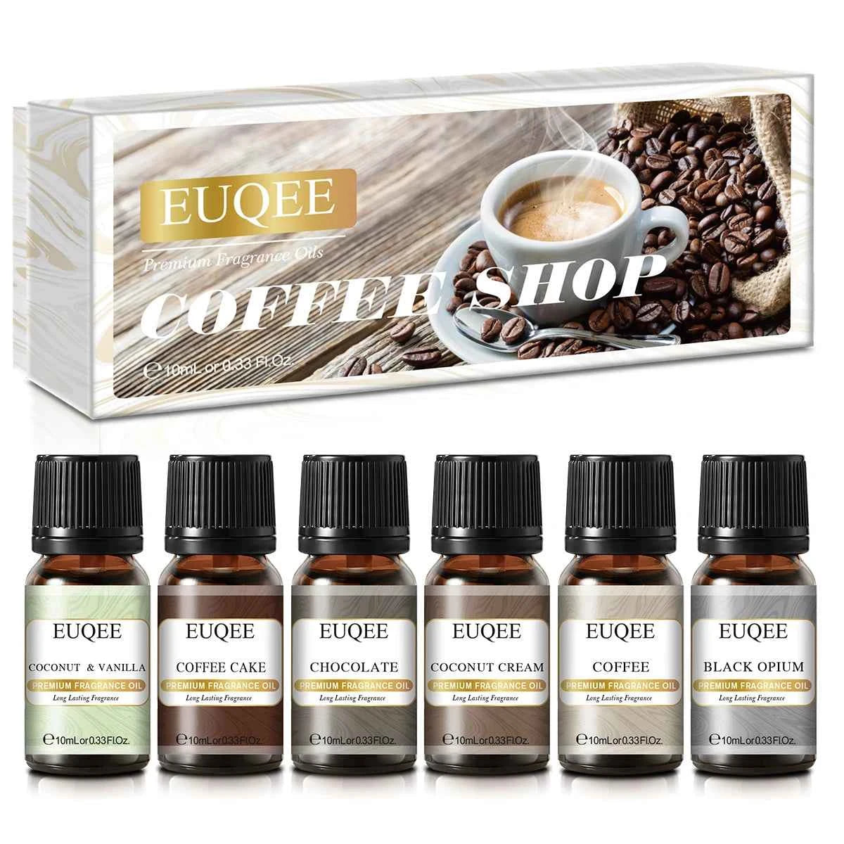 6 Piece Fragrance Oil Collection – Premium 10ml Aroma Diffusion Set for Home & Crafting