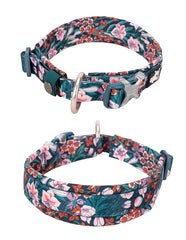 Floral Comfort Dog Collar by Snagg A Pet Collars