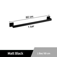 Stainless Steel Towel Rack – Single & Double Bar by Snagg A Rack