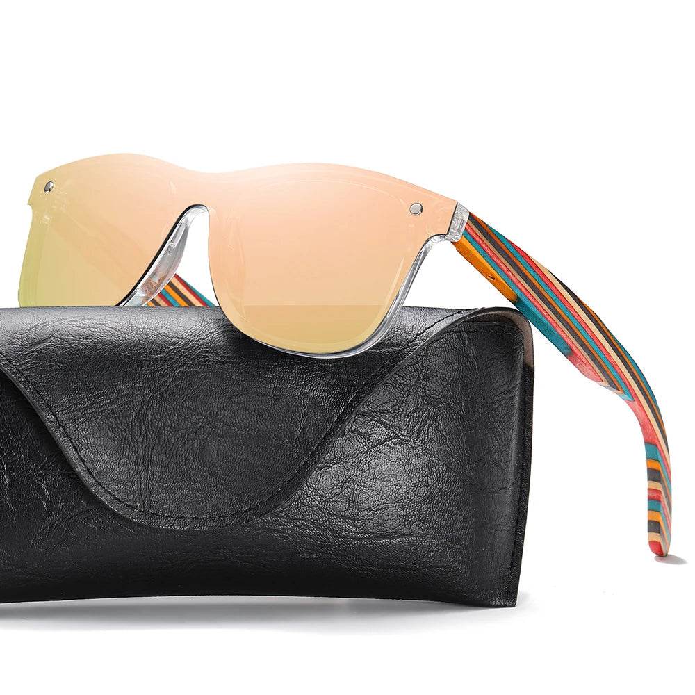 Color Wooden Sunglasses - SnaggIt