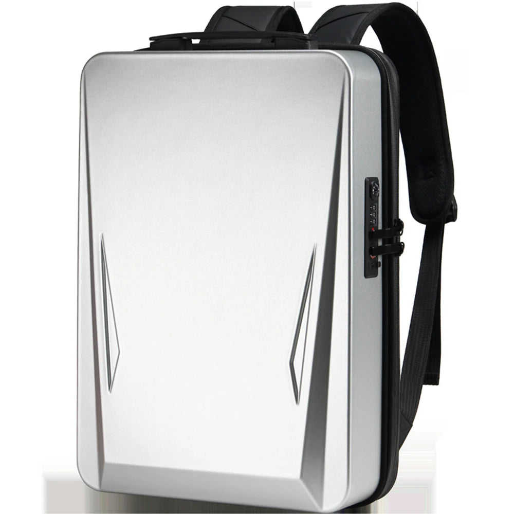 Men’s Anti-Theft 17.3" Hard Shell Laptop Backpack by Snagg A Backpack