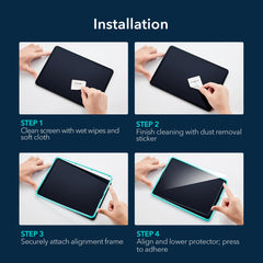 2Pack Screen Protector Tempered-Glass Film with Frame for iPad 11/10(2025/2022) iPad Air 13/11 (2025) Mini 7/6 Air 5/4 by Snagg A Screen Protector