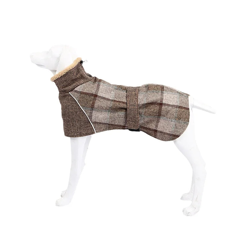 Warm Fleece Winter Big Dog Jacket by Snagg A Jacket