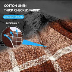 Reflective Windproof Dog Jacket – Thick Checked Winter Coat for Small to Large Dogs (Up to 3XL)