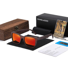 Handmade Natural Bamboo Polarized Sunglasses by Snagg It Sunglasses