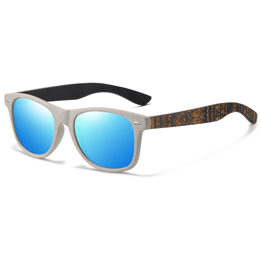 Natural Bamboo Fashion Wooden Sunglasses by Snagg It Sunglasses