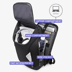 17" Waterproof USB Charging Laptop Backpack by Snagg A Backpack
