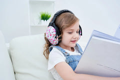 Kids earmuffs with soft leather headband – image 7