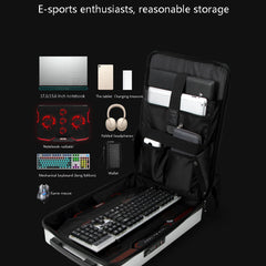 Men’s Anti-Theft 17.3" Hard Shell Laptop Backpack by Snagg A Backpack