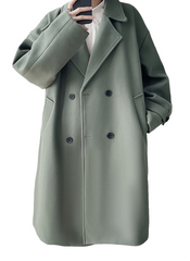 Men’s Elegant Double-Breasted Overcoat by Snagg A Coat