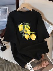 Lemon's Print Womans Streetwear T-Shirt