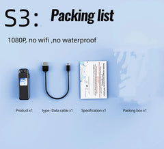 4K HD Mini Action Camera – Waterproof Helmet Cam with Clip Mount by Snagg A Portable Camera