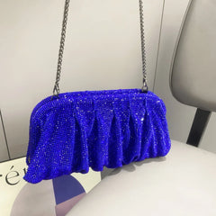Elegant Rhinestone Crystal Evening Clutch by Snagg It Purses