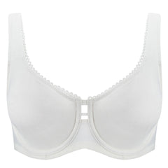 Plus Size Minimizer Bra | Lace Underwire Full Coverage Unlined Wide Strap
