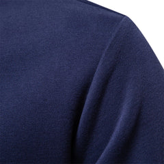 Men’s Premium Polo Collar Sweatshirt | Heavyweight Cotton-Blend Smart Casual Top