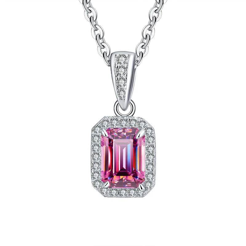 5×7MM Moissanite Pendant Necklace - SnaggIt