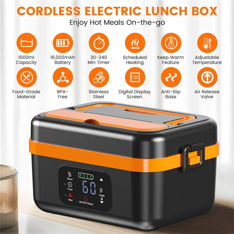 Cordless Electric Lunch Box by Snagg A Lunch Bag