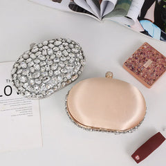 Luxury Crystal Diamond Evening Clutch by Snagg It Purses