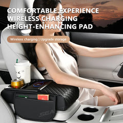 Car Armrest Cushion with Wireless Charging by Snagg An Armrest