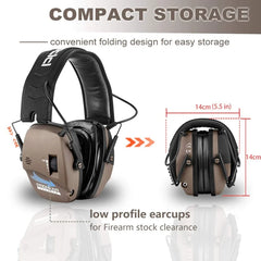 Tactical Earmuff Electronic Anti-noise Headphone by Snagg A Safety Headphones