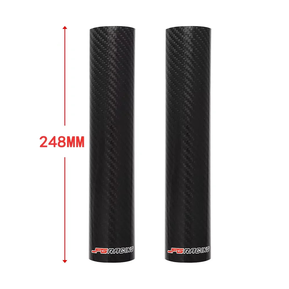 Carbon Fiber Wrap Cover Motorcycle Front Fork Guard by Snagg A Wrap Cover
